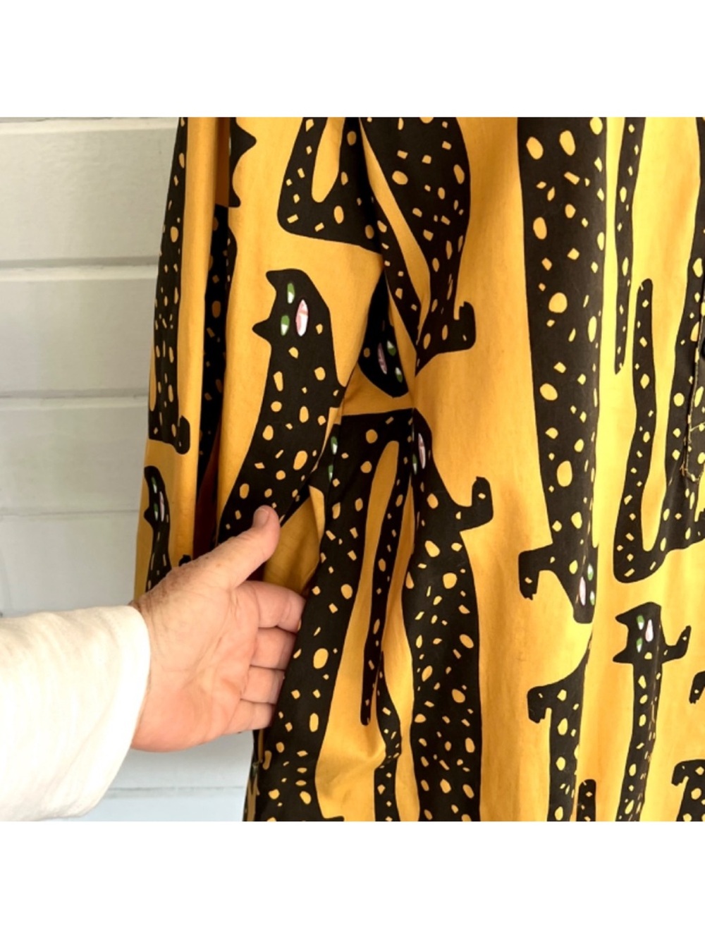 Nooworks Nico dress/tunic in yellow/black Long Cat - Picture 9 of 10